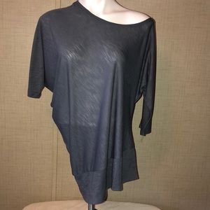 Derek Heart Macy’s new with tag soft gray blouse